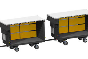 IT1100 platform truck tugger train