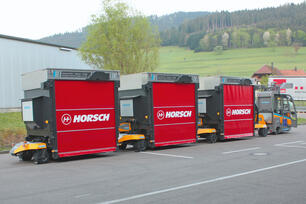 Autonomous outdoor tugger train IT630