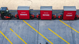 Routenzug Factory Train bei Pilatus Flugzeugwerke AG