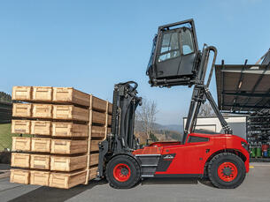 Elevating cabin for Linde heavy forklift truck series 1401