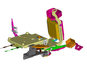 Konstruktion Drehbarer Fahrerarbeitsplat