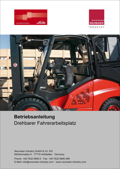 Betriebsanleitung Drehbarer Fahrerarbeitsplatz